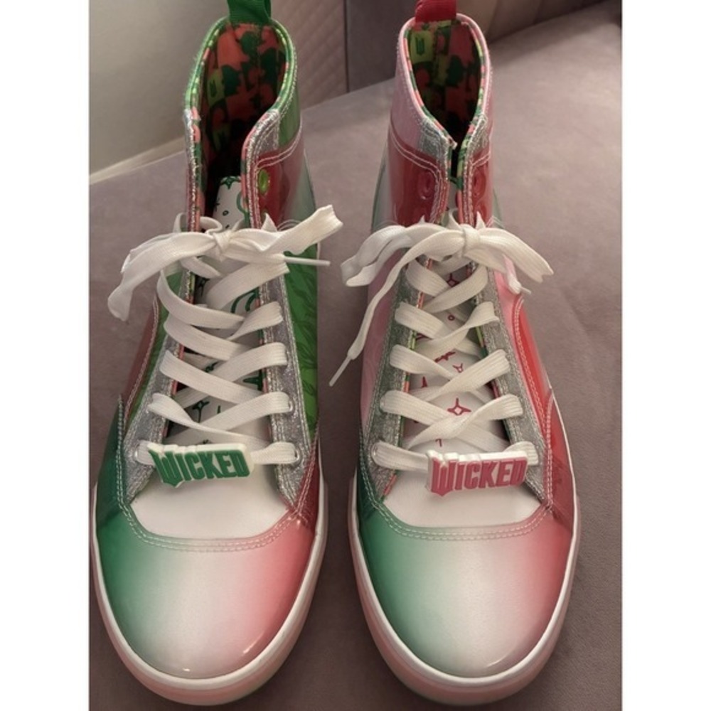WICKED Movie Musical‎ HIGH TOP SNEAKERS Shoes by Ground Up Women's size 11